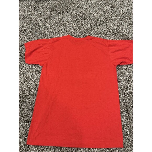 Vintage 80s SCREEN STARS Single Stitch Tee MEAT GOOD FOR FITNESS Di@k Naughty - Picture 5 of 7